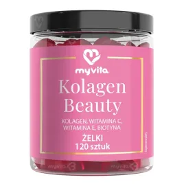myvita-zelki-kolagen-beauty-witamina-c-e-biotyna-120-sztuk