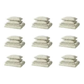 9-szt-posciel-sorgmantel-200x200-cm-bialy-zielony-2-poszewki