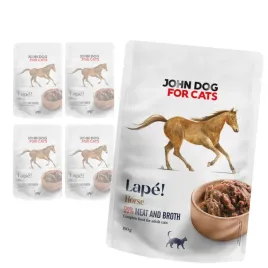 john-dog-for-cats-lape-5x100g-monobialkowa-mokra-karma-dla-kota-z-konina