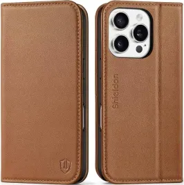 shieldon-naturalne-etui-skorzane-do-iphone-16-pro-rfid-z-klapka-jasny-braz