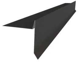 wiatrownica-pod-gont-pape-w201-odcinek-2m-ciemny-braz-mat-rr032-ral8019