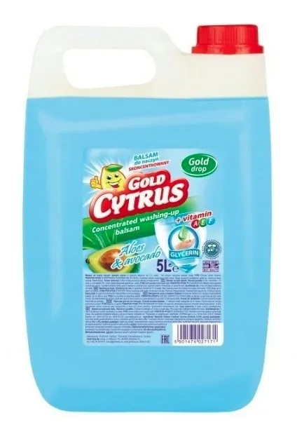 PŁYN DO NACZYŃ BALSAM GOLD CYTRUS AWOKADO 5l