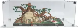 gablota-z-podstawa-drewlandia-do-zestawu-lego-75330-diorama-szkolenie-jedi