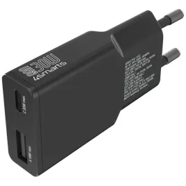 ladowarka-sieciowa-4smarts-flatplug-duos-30w-gan-usb-c-usb-a-czarny