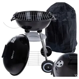 ogrodowy-grill-weglowy-duzy-ruszt-41cm-z-pokrywa-i-pokrowcem-czarny-geko