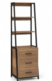 regal-drabinkowy-z-3-szufladami-i-4-polkami-loft-industrialny-braz