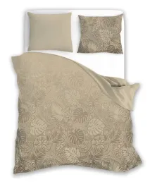 posciel-satynowa-160x200-milagro-verde-bezowa-liscie-faro