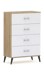 komoda-pola-4n-dab-sonoma-biala-4-szuflady-70-x-40cm-na-nozkach-nowoczesna