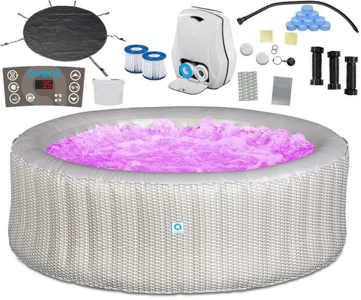 DMUCHANE SPA BASEN OGRODOWY AVENLI 4 OSOBY HYDROMASAŻ
