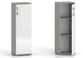 regal-szary-bialy-polysk-110-x-53-cm-3-polki-waski-na-ksiazki-dokumenty