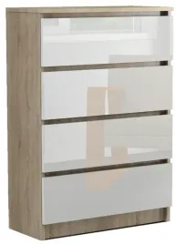 komoda-4-szuflady-dab-sonoma-bialy-polysk-70-cm-wysoka-pojemna-do-salonu