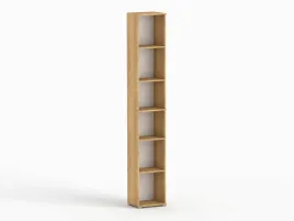 regal-waski-30-cm-6-polek-dab-hikora-na-ksiazki-segregatory-do-biura-pola