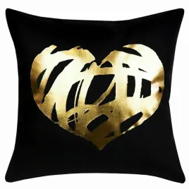 poduszka-40x40-gold-love-velvet-serca-czarna-zlota-walentynki