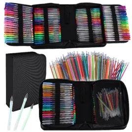 kolorowe-dlugopisy-zelowe-brokatowe-duzy-zestaw-100-szt-w-etui-wklady