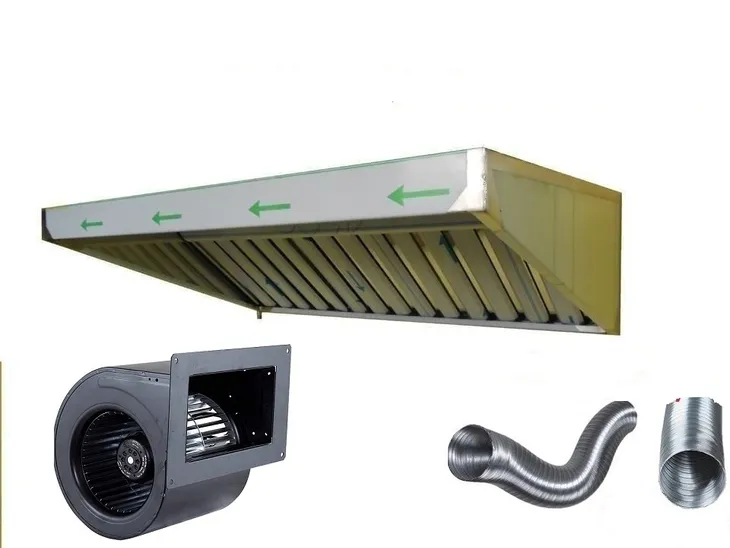 Okap Gastronomiczny S 170x70x40 FILTRY Turbina