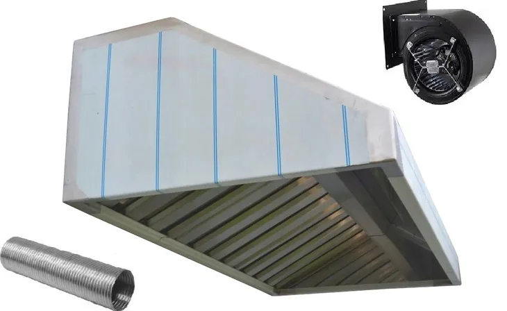 Okap Gastronomiczny 200x70x40 Filtry Turbina