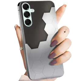etui-do-samsung-galaxy-a16-5g-wzory-szare-metallic-grey-obudowa-pokrowiec