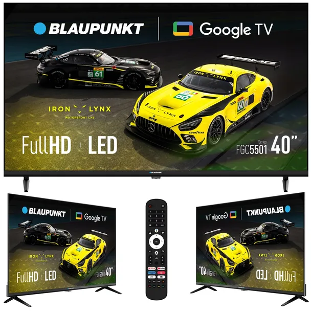 Telewizor 40 Smart TV LED Blaupunkt 40FGC5501S Google TV Full HD BEZRAMKOWY