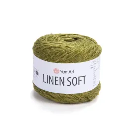 100g-wloczka-len-bawelna-wiskoza-yarnart-linen-soft-7314-oliwkowy-zielony