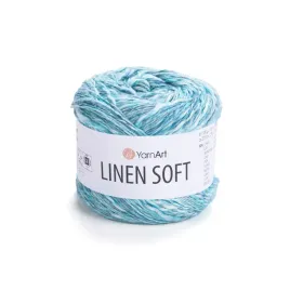 100g-wloczka-len-bawelna-wiskoza-yarnart-linen-soft-7408-niebieski-turkus
