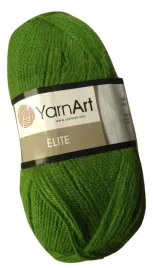 100g-wloczka-100percent-akryl-yarnart-elite-zielony-248