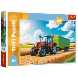 puzzle-100-maszyny-rolnicze-traktor-z-przyczepa-trefl-16494-trefl-p