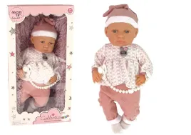 lalka-bobas-46-cm-niebieska-smoczek-czapeczka-skarpetki-lean-toys