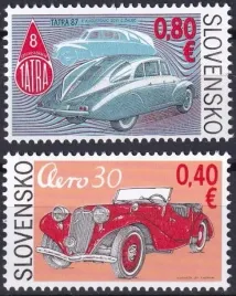 slowacja-2011-mnh-f-vf-sc620-621-samochody