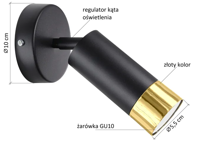 kinkiet-scienny-tuba-gold-2k-2cg-led-stan-nowy