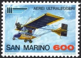 san-marino-1987-mnh-f-vf-sc509-518-lotnictwo