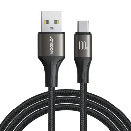 kabel-joyroom-light-speed-series-s-a25-usb-a-usb-c-100w-1-2m-czarny