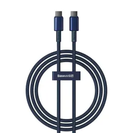kabel-baseus-tungsten-gold-usb-c-usb-c-100w-1m-granatowy