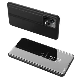 clear-view-case-etui-do-xiaomi-redmi-note-12-pro-pokrowiec-z-klapka-czarne