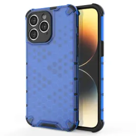 honeycomb-etui-iphone-14-pro-max-pancerny-hybrydowy-pokrowiec-niebieskie