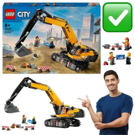 zolta-koparka-lego-city-60420-klocki-nowy-zestaw-prezent-na-dzien-dziecka
