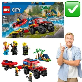 woz-strazacki-terenowy-z-lodzia-ratunkowa-lego-city-60412-zestaw-prezent