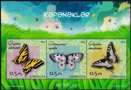 azerbejdzan-2022-mnh-xf-motyle
