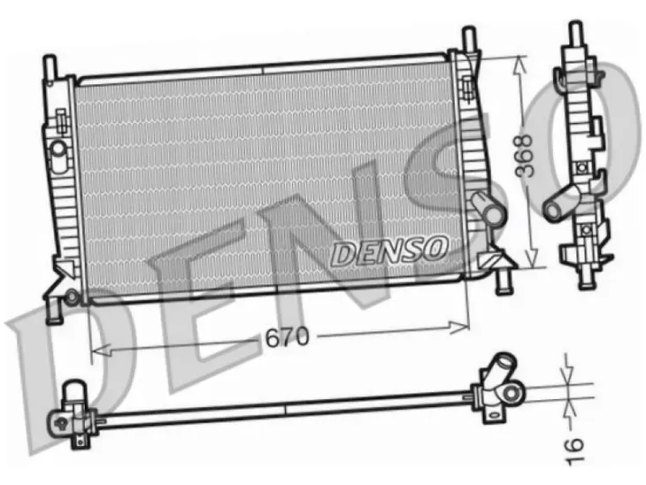 chlodnica-ford-focus-c-max-1-6-2-0-stan-nowy