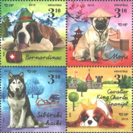 chorwacja-2019-mnh-xf-psy