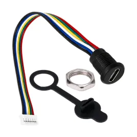 gniazdo-usb-c-6-pin-przewodow-z-wtyczka-do-obudowy-na-panel-zlacze