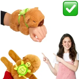 maskotka-pluszak-2w1-kapibara-z-zolwiem-16cm-duza-opaska-na-reke-prezent