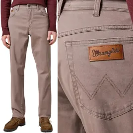 wrangler-texas-iron-proste-pastelowo-brazowe-spodnie-materialowe-w33-l34