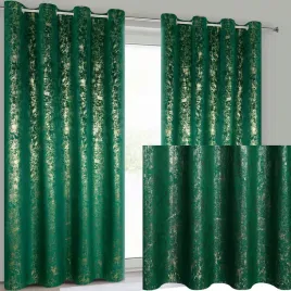 zaslona-140x250-zielona-ze-zlotym-nadrukiem-przelotka