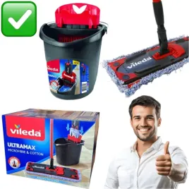 mop-plaski-vileda-obrotowy-ultramax-3w1-wiadro-z-wyciskaczem-mikrofibra