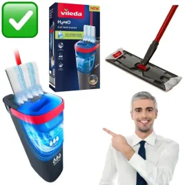 2x-mop-plaski-vileda-obrotowy-h2pro-wiadro-z-separacja-brudnej-czystej-wody