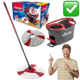 zestaw-2x-mop-vileda-obrotowy-easy-wring-clean-turbo-wiadro-z-wyciskaczem