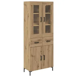nowoczesny-regal-scienny-z-drewnopochodnego-materialu-i-szklanymi-drzwia