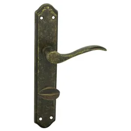komplet-klamek-domino-venus-braz-antyk-z-blokada-wc-72-proste-uchwyty