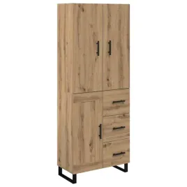 highboard-z-szuflada-2-szt-dab-rzemieslniczy-695-x-34-x-180-cm