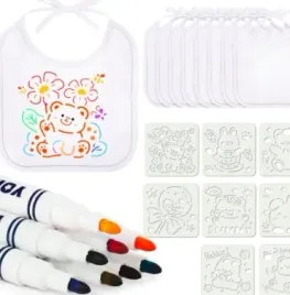 sliniaki-trojkatne-dla-niemowlat-diy-zestaw-8-sztuk-pisaki-i-szablony